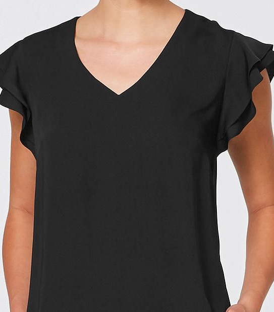 Flutter Sleeve Top