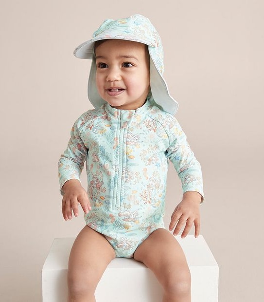 2 Piece Baby Disney Little Mermaid Swim Set