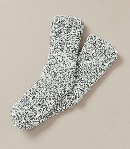 Stay at Home Boucle Crew Socks