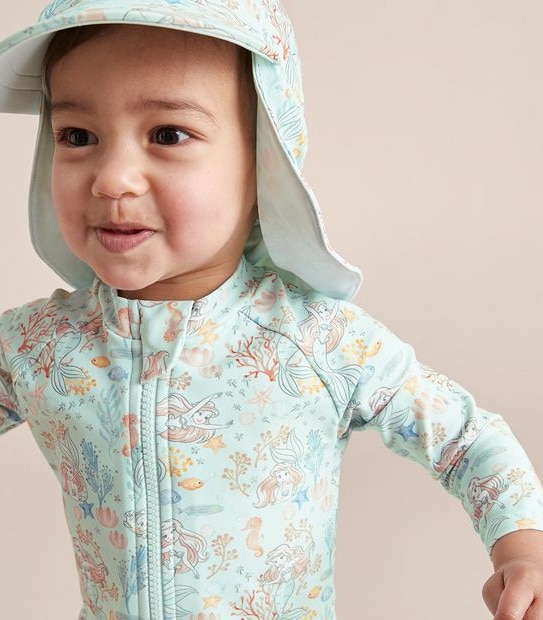 2 Piece Baby Disney Little Mermaid Swim Set