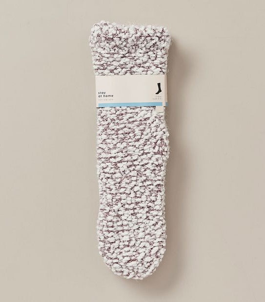 Stay at Home Boucle Crew Socks