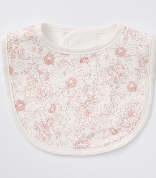 bub. Organic Cotton Fashion Bibs 2 pack