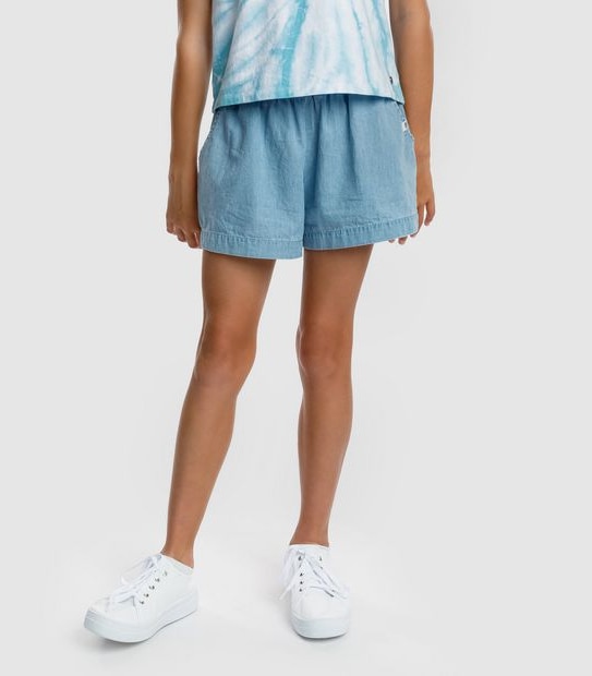 Piping Hot Chambray Waist Short