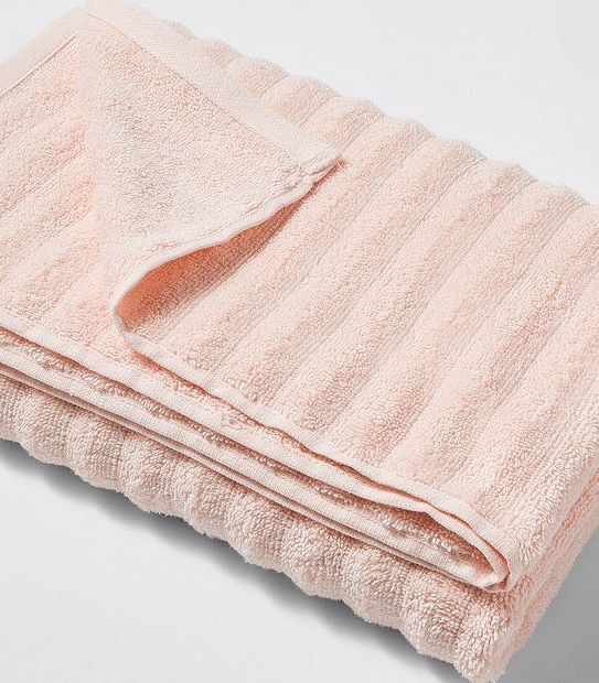 Dri Glo Sculptured Rib Towel Collection - Blush