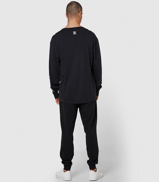 Mossimo Bronx Long Sleeve Top - Black
