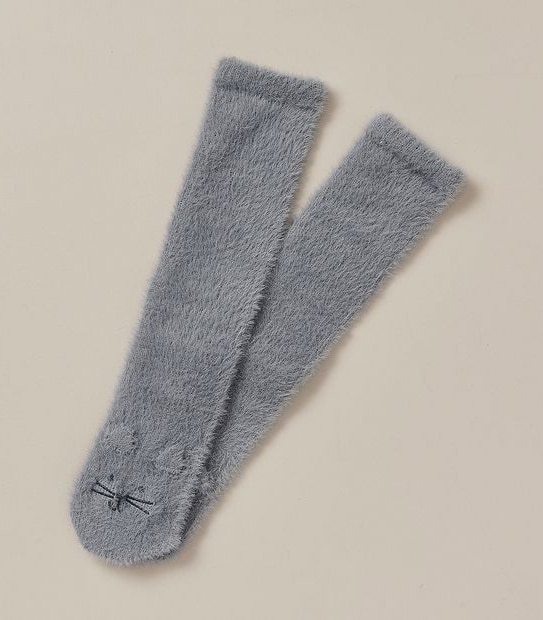 Stay at Home Crew Socks - Kitty