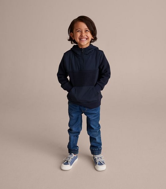 Polar Fleece 1/4 Zip Hoodie