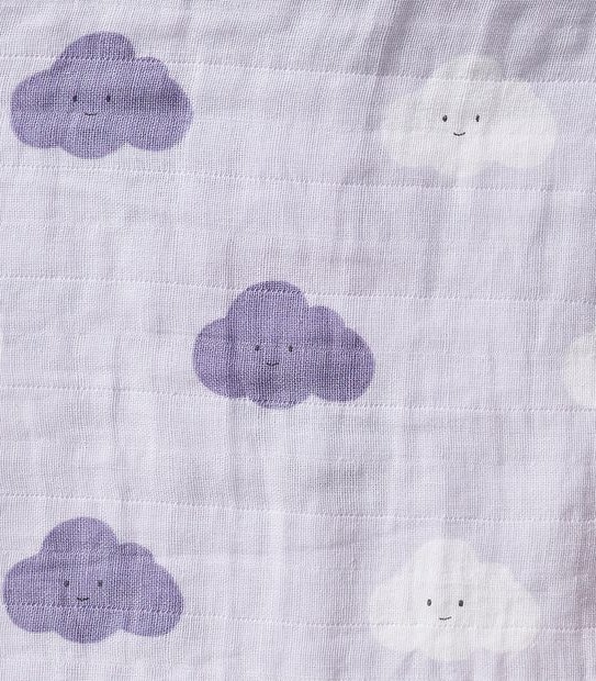 Baby Organic Cotton 3 Pack Muslin Wraps - 80 x 80cm