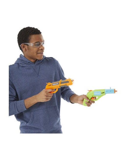 Just got my Nerf Roblox Jailbreak blasters and am pleasantly