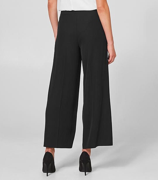 Wide Leg Ankle Grazer Pants