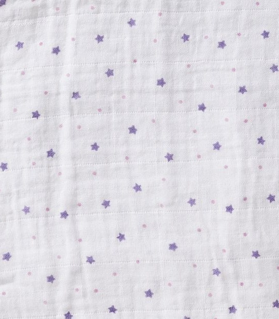 Baby Organic Cotton 3 Pack Muslin Wraps - 80 x 80cm