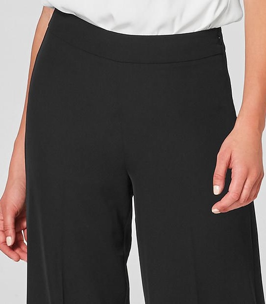 Wide Leg Ankle Grazer Pants