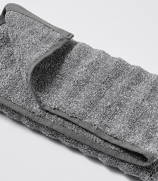 Dri Glo Sculptured Rib Towel Collection - Charcoal Melange