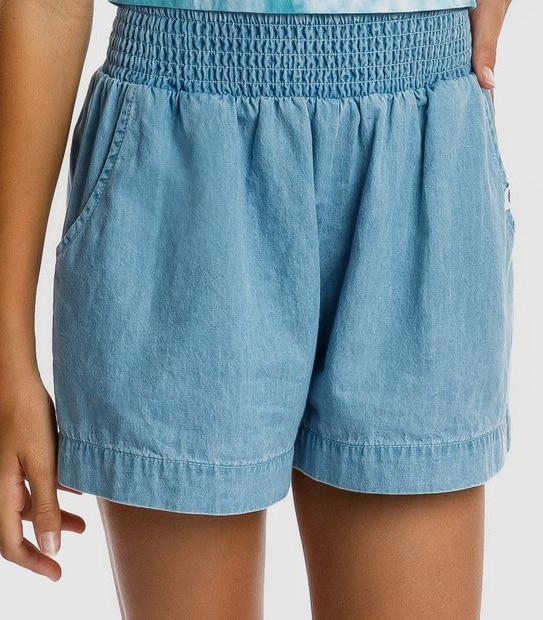 Piping Hot Chambray Waist Short