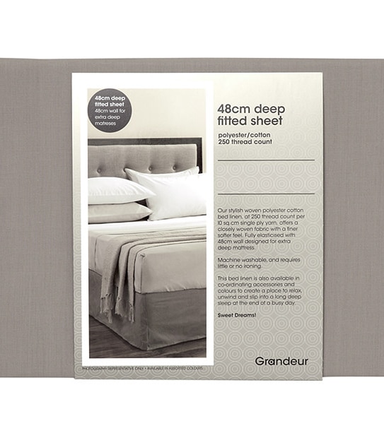 Grandeur Large Fitted Sheet Target Australia