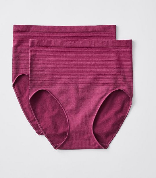 2 Pack Matte and Shine Bikini Briefs