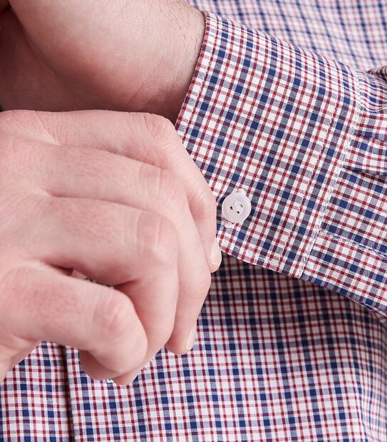 Mr Big Long Sleeve Gingham Check Shirt