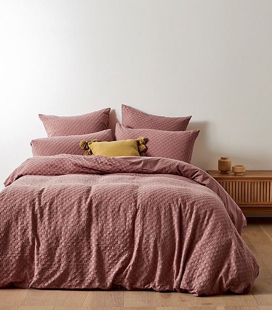 Isla Circle Waffle Quilt Cover Set