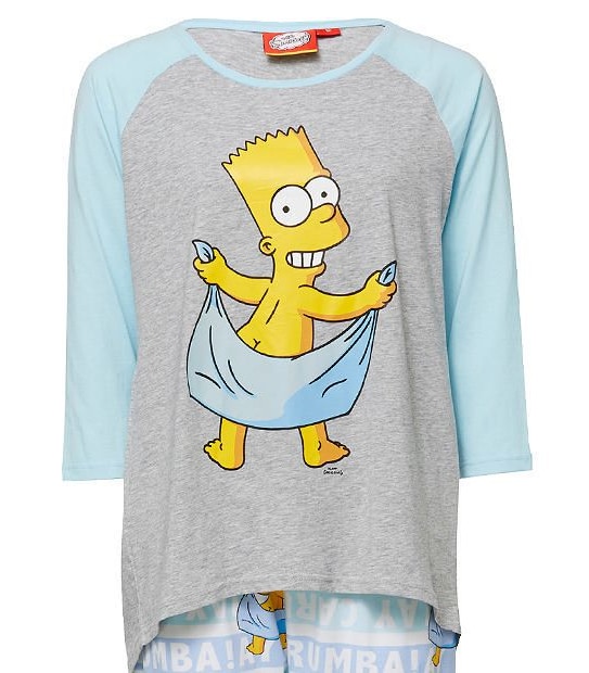 The Simpsons Bart Pyjama Set