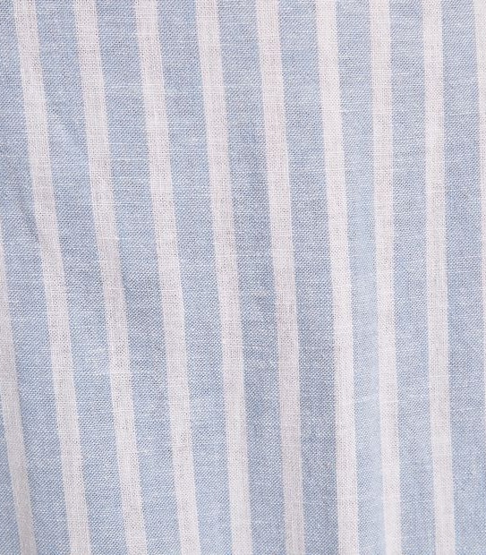 Linen Blend Ruffle Hem Maxi Skirt