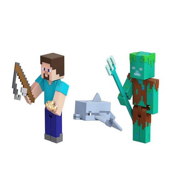 Minecraft Treasure Hunt Adventure Pack Figures