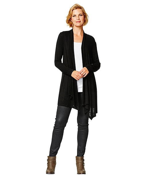 Drape Cardigan - Black