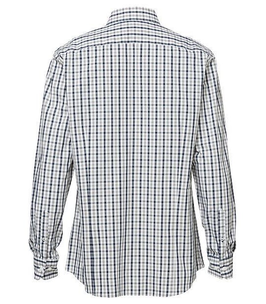 Limited Editions Australian Cotton Shirt - Navy Check