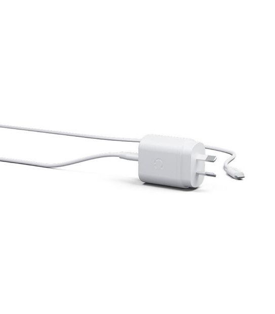 Cygnett Powerplus 20W USB-C Wall Charger & 1.2m Lightning to USB-C Cable,  White