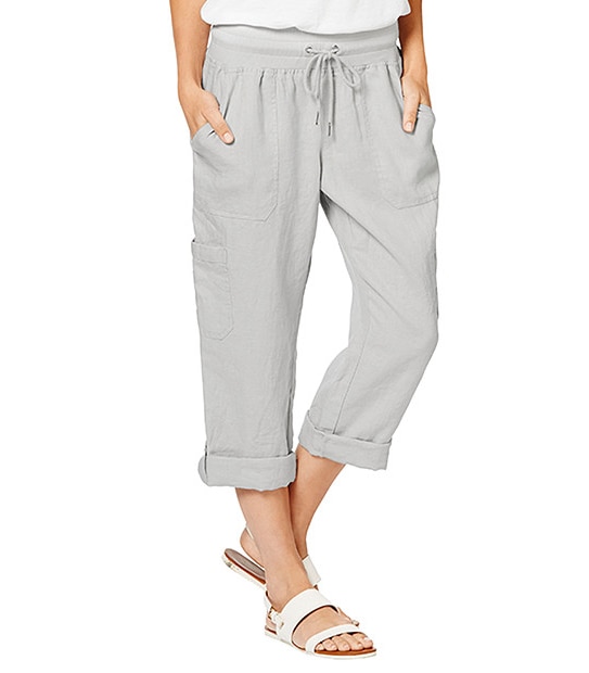 Linen Yoga Pants - Microchip