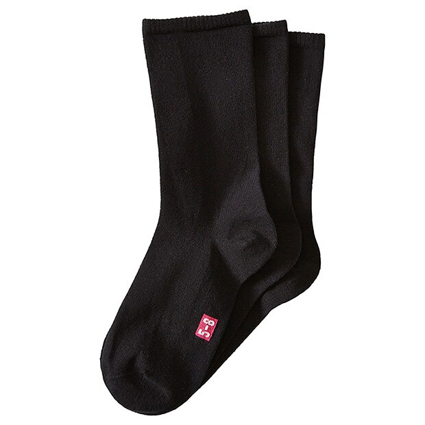 3 Pack All Day Fine Socks - Black 3 Pack All Day Fine Socks - Black