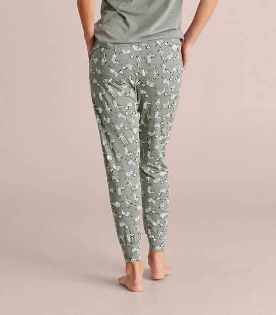 Printed Sleep Jogger Pants