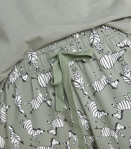 Printed Sleep Jogger Pants