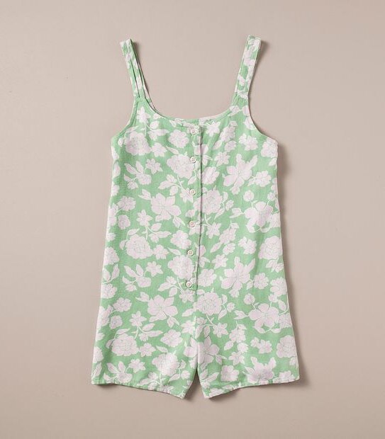 SH251760_02 S23 2 IN 1 PLAYSUIT GREEN PINK FLORAL