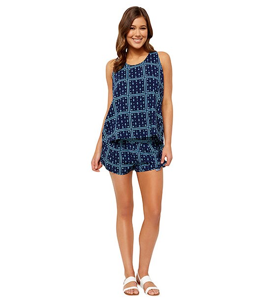 Lily Loves Swing Tank - Blue Print