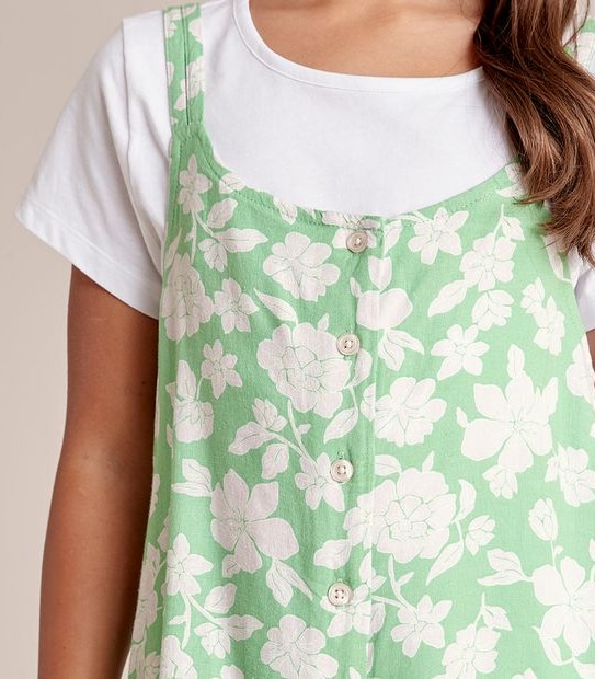 SH251760_02 S23 2 IN 1 PLAYSUIT GREEN PINK FLORAL