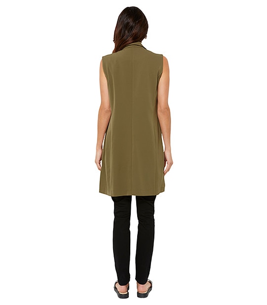 Luxe Duster Coat - Khaki