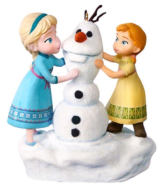 Hallmark Disney Frozen Anna and Elsa Build a Snowman Musical Ornament