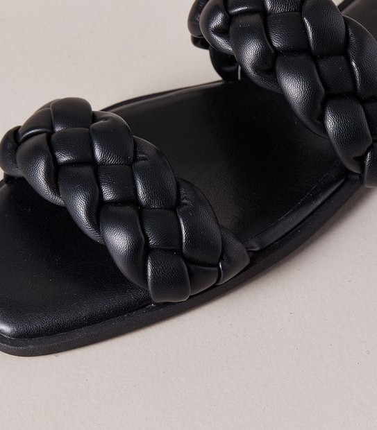 Womens Monty Two Band Braid Slides