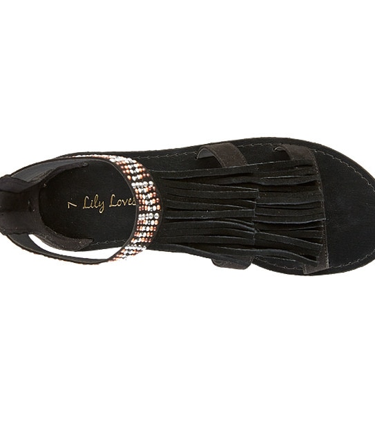 Lily Loves Trilby Fringe Sandals