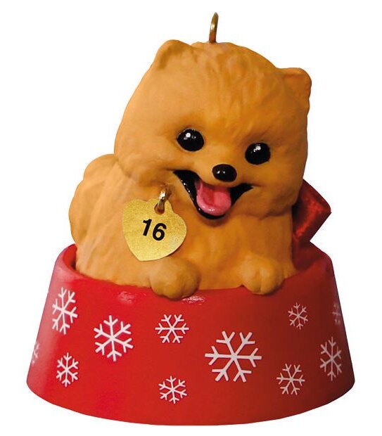 Hallmark Puppy Love Pomeranian Ornament