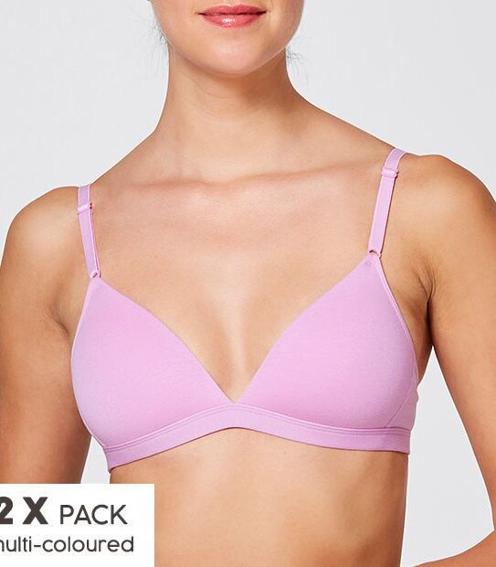 2 Pack Wirefree First Bras  Style: JN1509GV 2 of 4