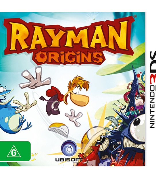 Nintendo 3DS XL Blue With Rayman Origins + Combat of Giants Dinosaurs 3D - Available Now For Presale