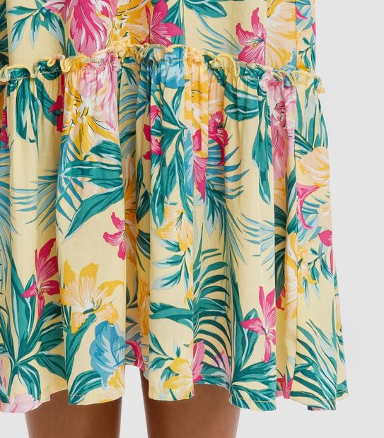 Piping Hot Shirred Maxi Dress