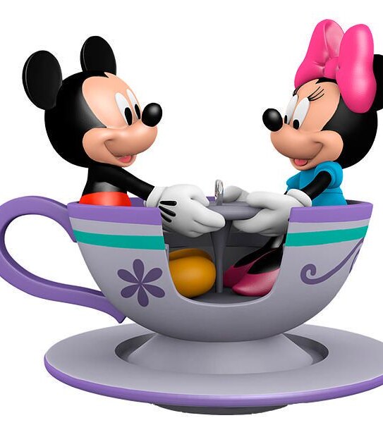 Hallmark Teacup for Two Mickey and Minnie Mouse Ornament