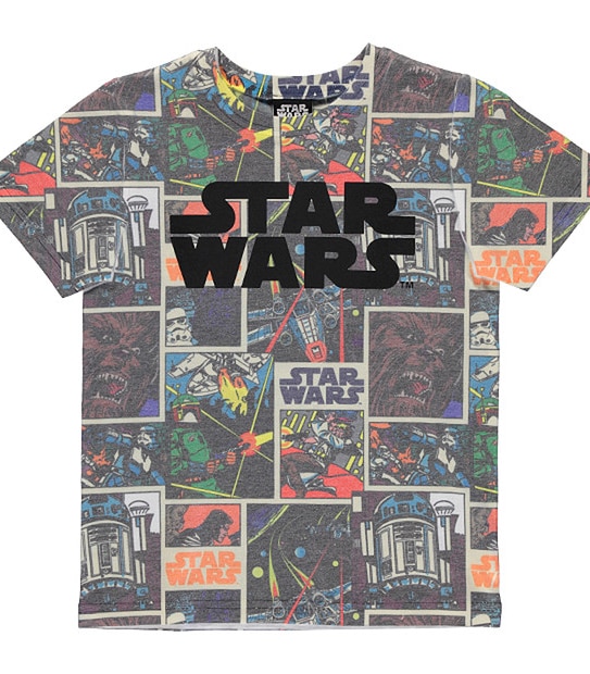 Star Wars Short Sleeve Comic Print T-Shirt