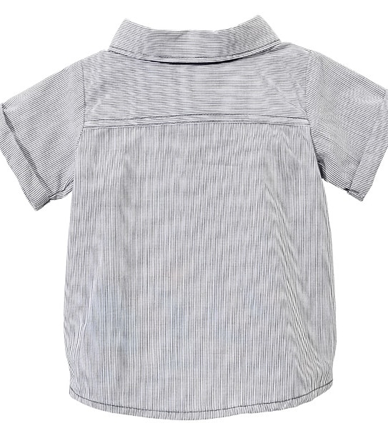 Boys' Shirt, Mock Tie And Shorts Set