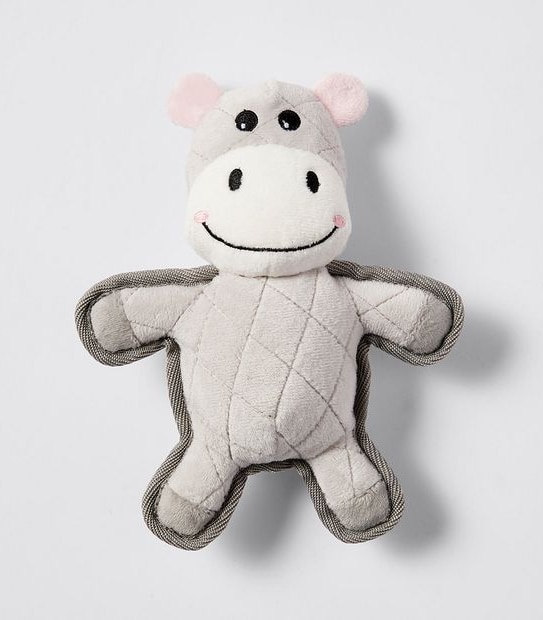 Plush Hippo Dog Toy