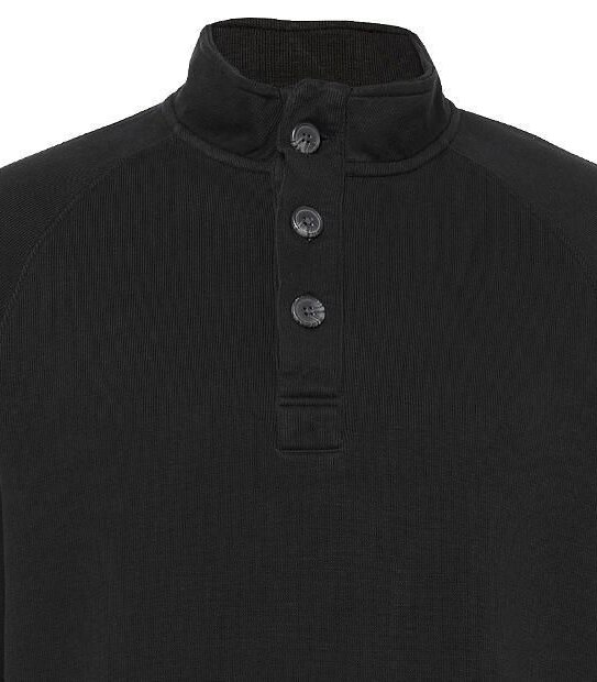 Button Neck Sweat Top