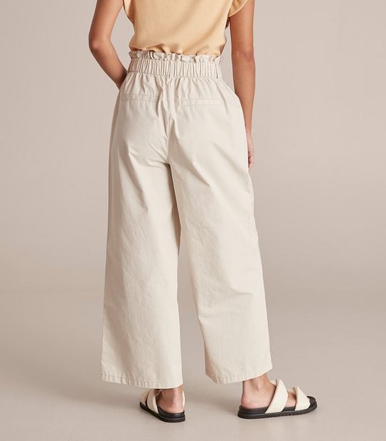 Paperbag Waist Wide Leg Pants