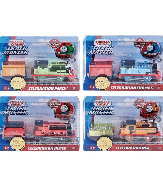 Thomas & Friends TrackMaster Metallic 75th Celebration Motorized Engines Assorted